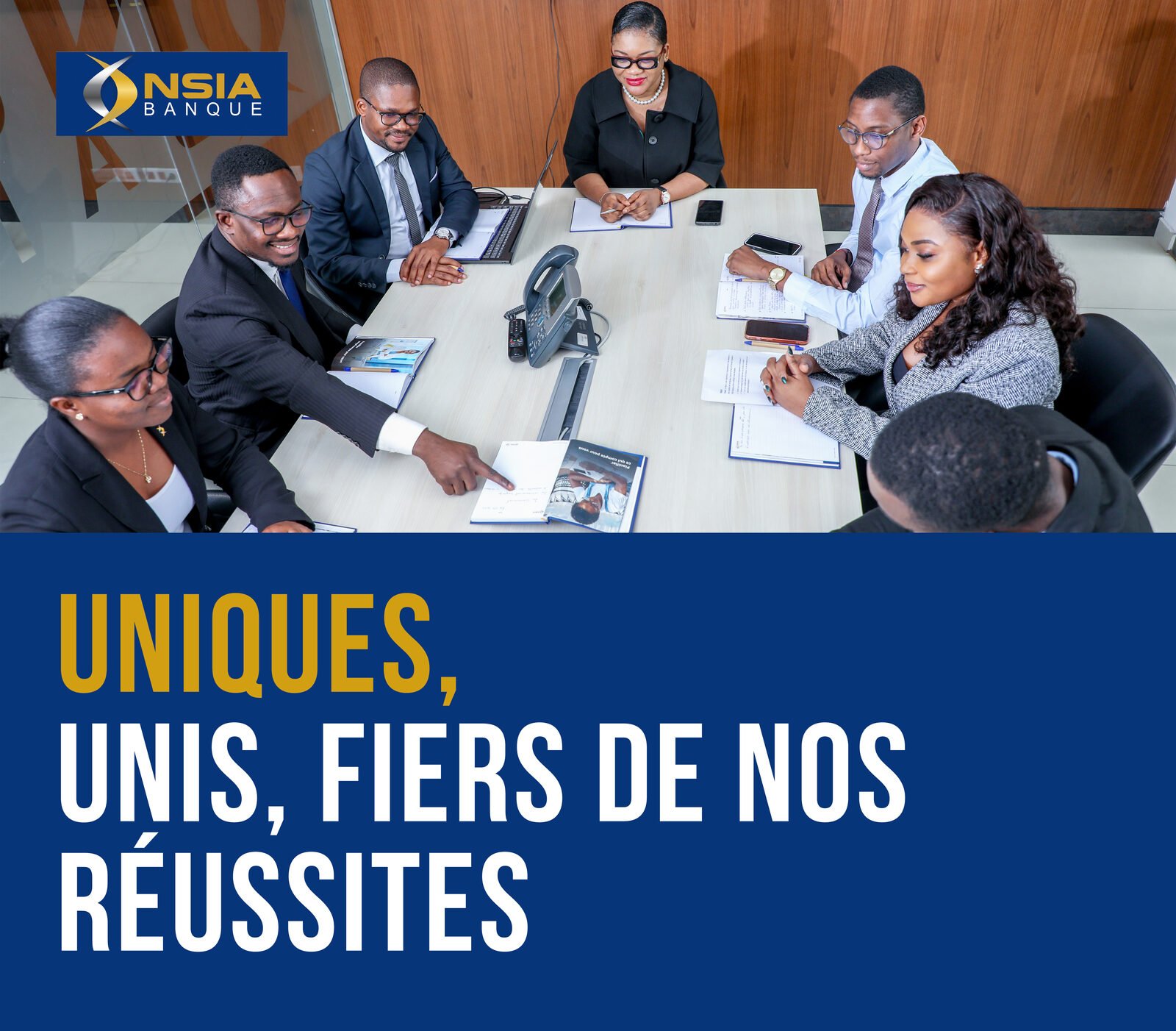 Visuel shooting NSIA Banque grand format